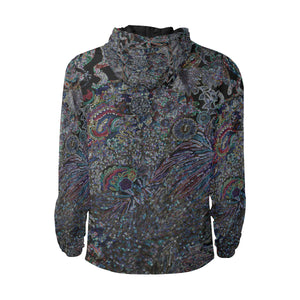 I Spy Paisley Glowing All Over Print Quilted Windbreaker for Men (Model H35)