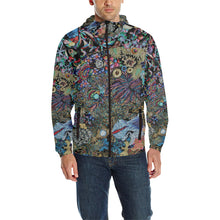 Load image into Gallery viewer, Perfectly Paisley All Over Print Quilted Windbreaker for Men (Model H35)