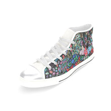 Load image into Gallery viewer, Holiday Paisley Women&#39;s Classic High Top Canvas Shoes (Model 017)