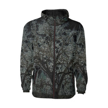 Load image into Gallery viewer, Spooky Tree Glowing All Over Print Quilted Windbreaker for Men (Model H35)