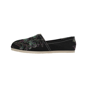 Fireweed Flower Glowing Unisex Classic Canvas Slip-On (Model 1206)