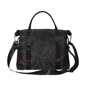 Rose Bouquet Flower Glowing Large Capacity Duffle Bag (Model 1715)