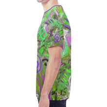 Load image into Gallery viewer, Graffiti Abstract Green New All Over Print T-shirt for Men (Model T45)