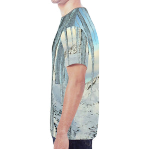 Icicles New All Over Print T-shirt for Men (Model T45)