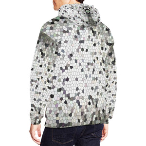 Crackle Mosaic All Over Print Hoodie for Men/Large Size (USA Size) (Model H13)