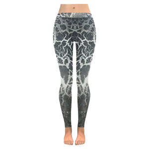 Crackle Multitone Low Rise Leggings (Invisible Stitch) (Model L05)