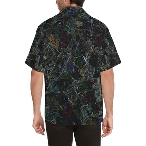 Oil Paints Glowing Hawaiian Shirt (Model T58)