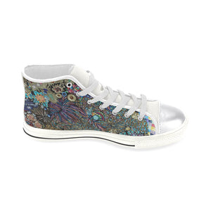 I Spy Paisley Women's Classic High Top Canvas Shoes (Model 017)
