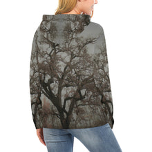 Load image into Gallery viewer, Spooky Tree All Over Print Hoodie for Women (USA Size) (Model H13)