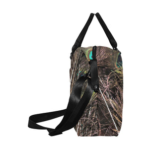 Peacock Feathers Large Capacity Duffle Bag (Model 1715)