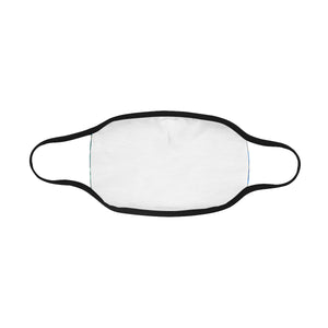 Graffiti Abstract Blue Mouth Mask in One Piece (2 Filters Included) (Model M02)