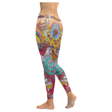Load image into Gallery viewer, Graffiti Abstract Low Rise Leggings (Invisible Stitch) (Model L05)