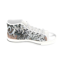 Load image into Gallery viewer, Moss Peach Men’s Classic High Top Canvas Shoes (Model 017)