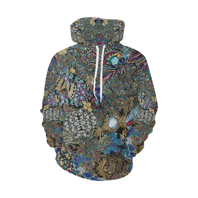 Fun and Fancy Paisley All Over Print Hoodie for Men/Large Size (USA Size) (Model H13)