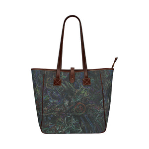 Graffiti Abstract Glowing Classic Tote Bag (Model 1644)