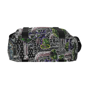 Complex Graffiti Glowing Large Capacity Duffle Bag (Model 1715)