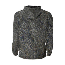 Load image into Gallery viewer, Marbled Abstract Glowing All Over Print Quilted Windbreaker for Men (Model H35)