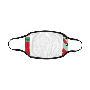 Abstract Squares Mouth Mask