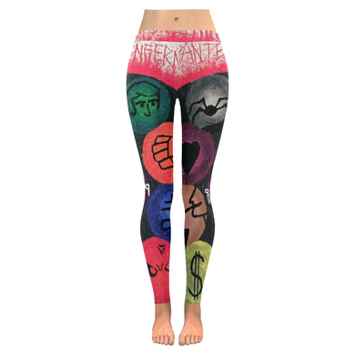 Dante's Inferno Low Rise Leggings (Invisible Stitch) (Model L05)