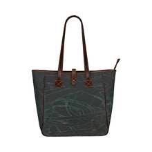 Load image into Gallery viewer, Abstract Circles Glowing Classic Tote Bag (Model 1644)