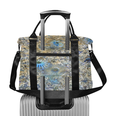 Jellyfish Blooms Blue Large Capacity Duffle Bag (Model 1715)