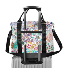 Load image into Gallery viewer, Holiday Paisley Reverse Large Capacity Duffle Bag (Model 1715)