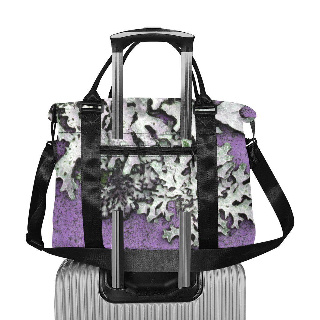 Moss Purple Large Capacity Duffle Bag (Model 1715)