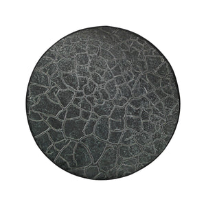 Crackle Black 34 Inch Spare Tire Cover