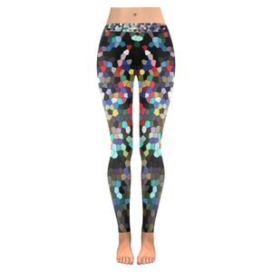I Spy Paisley Mosaic Low Rise Leggings (Invisible Stitch) (Model L05)