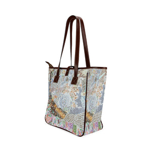 Cresent Paisley Negative Classic Tote Bag (Model 1644)