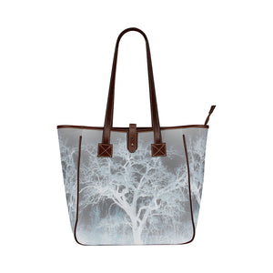 Spooky Tree Negative Classic Tote Bag (Model 1644)