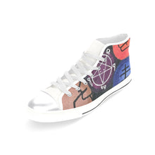 Load image into Gallery viewer, Dante&#39;s Inferno Women&#39;s Classic High Top Canvas Shoes (Model 017)
