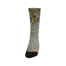 Load image into Gallery viewer, Crackling Yellow Trouser Socks (For Men)