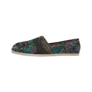 Dark Paisley Unisex Classic Canvas Slip-On (Model 1206)