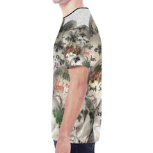 Load image into Gallery viewer, Painted Skulls New All Over Print T-shirt for Men (Model T45)