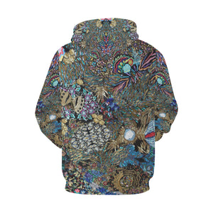 Fun and Fancy Paisley All Over Print Hoodie for Men/Large Size (USA Size) (Model H13)