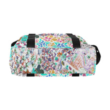 Load image into Gallery viewer, Holiday Paisley Reverse Large Capacity Duffle Bag (Model 1715)