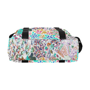Holiday Paisley Reverse Large Capacity Duffle Bag (Model 1715)