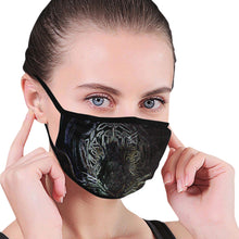 Load image into Gallery viewer, White Tiger Glowing Mouth Mask (2 Filters Included)