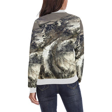 Load image into Gallery viewer, Aerial Ground All Over Print Bomber Jacket for Women (Model H36)