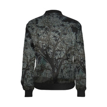 Load image into Gallery viewer, Spooky Tree Glowing All Over Print Bomber Jacket for Women (Model H36)