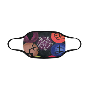 Dante's Inferno Mouth Mask in One Piece (2 Filters Included) (Model M02)