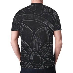 Stained Glass Glowing New All Over Print T-shirt for Men (Model T45)