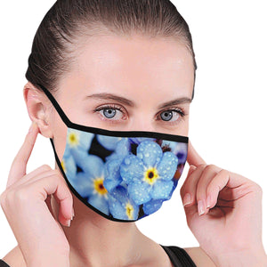 Forget Me Not Flower Mouth Mask