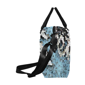 Mosaic Moss Large Capacity Duffle Bag (Model 1715)