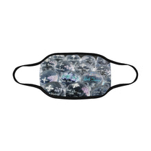 Load image into Gallery viewer, Painted Skulls Negative Mouth Mask in One Piece (2 Filters Included) (Model M02)