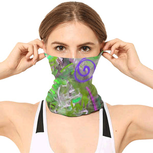 Graffiti Abstract Green Multifunctional Headwear