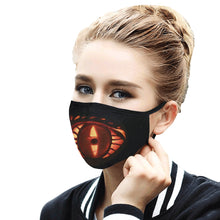 Load image into Gallery viewer, Eye of Pumpkin Mouth Mask in One Piece (Model M02)