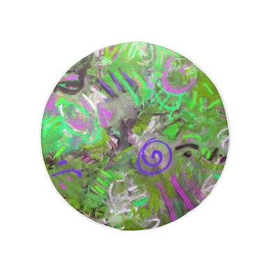 Graffiti Abstract Green 32 Inch Spare Tire Cover
