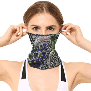 Complex Graffiti Glowing Multifunctional Headwear